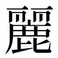 麗 同音字|麗的意思